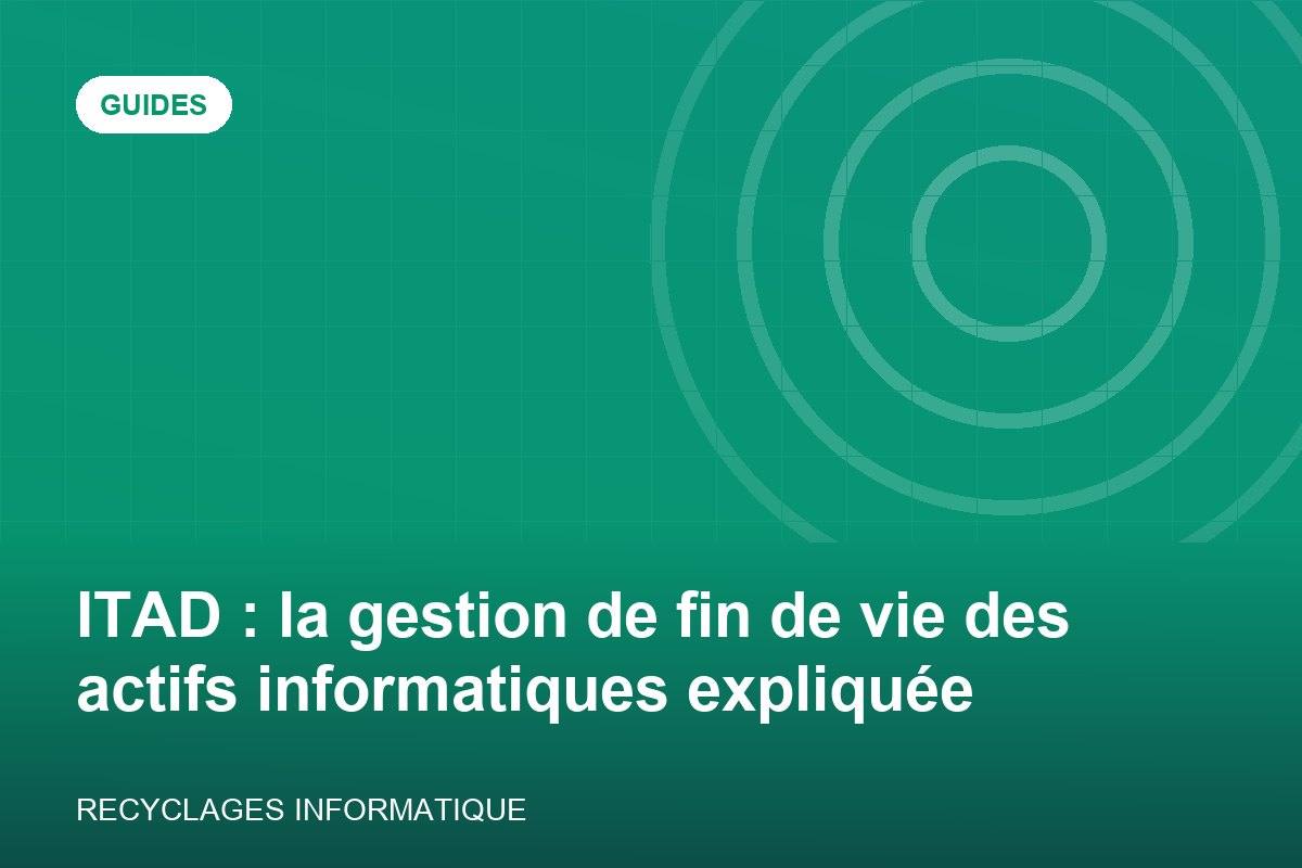 Ordinateurs portables et serveurs inventoriés par numéro de série pour une prestation ITAD